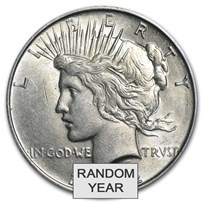 1922-1925 Peace Silver Dollar AU (Random Year)