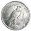 1922-1925 Peace Silver Dollar BU - w/Eagle Wings Card