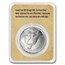 1922-1925 Peace Silver Dollar BU- w/Flag Card