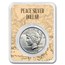 1922-1925 Peace Silver Dollar BU - w/Map Card