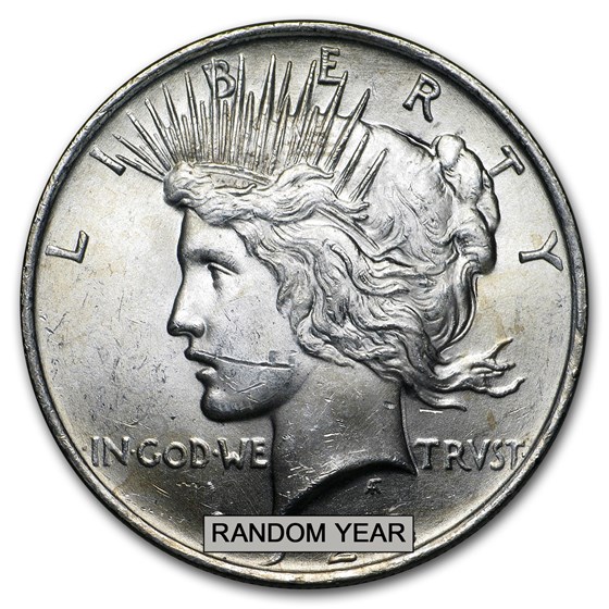 Buy 1922-1925 Peace Silver Dollars BU (Stained) | APMEX