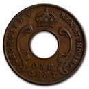 1922-1935 British East Africa Bronze 1 Cent George V Avg Circ