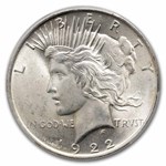 1922-1935 Peace Dollars MS-63 PCGS (250th Anniversary)