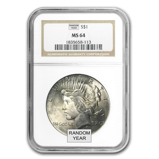 1922-1935 Peace Dollars MS-64 NGC 1922-1935 Peace Dollars MS-64 NGC