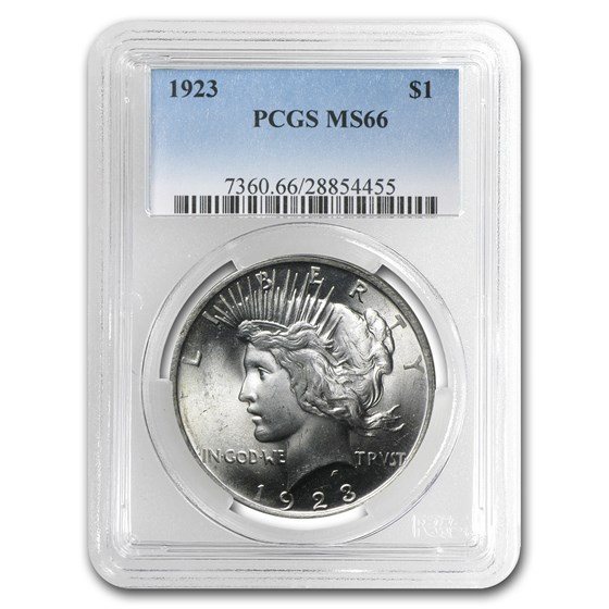 1922-1935 Peace Dollars MS-66 PCGS 1922-1935 Peace Dollars MS-66 PCGS