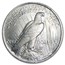 1922-1935 Peace Silver Dollar BU- w/Snowy Birds Card