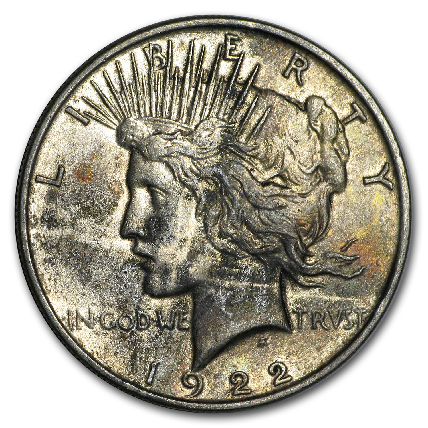 1922-1935 Peace Silver Dollar Cull (zufälliges Jahr) - Bild 6 von 15