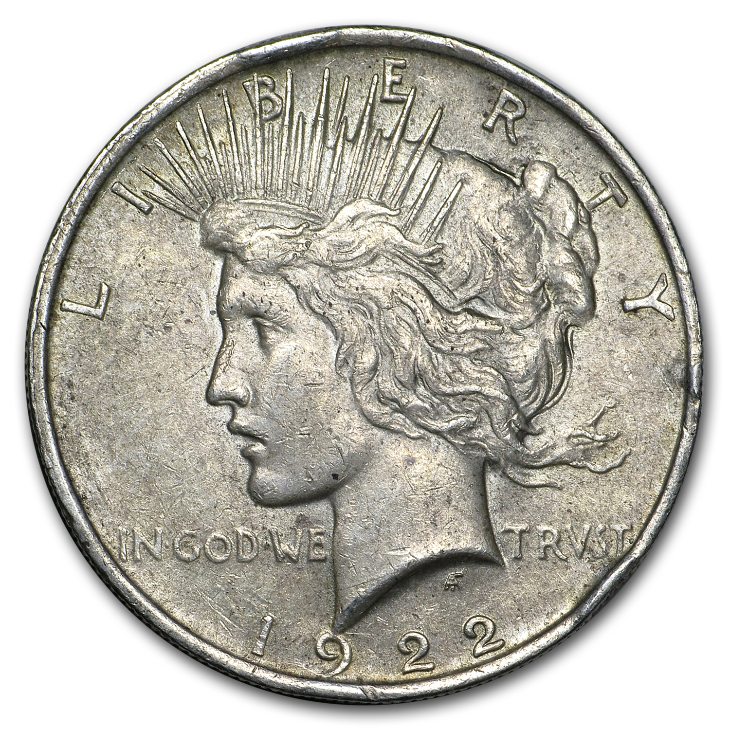 1922-1935 Peace Silver Dollar Cull (zufälliges Jahr) - Bild 12 von 15