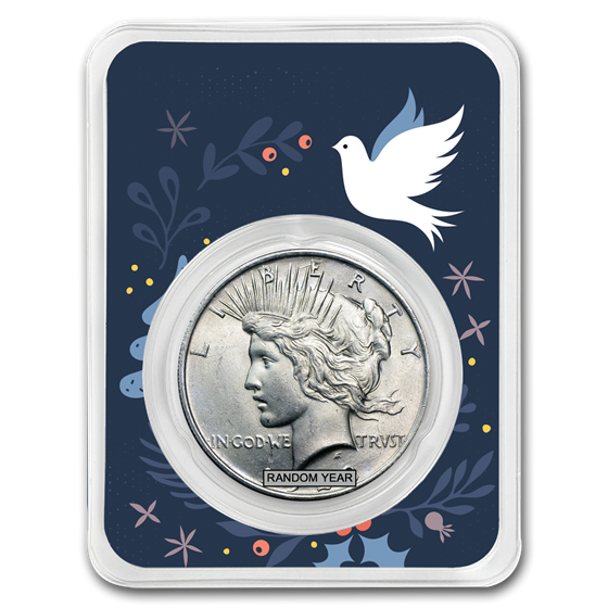 1922-1935 Peace Silver Dollar Dove of Peace BU (Random Year) 1922-1935 Peace Silver Dollar Dove of Peace BU (Random Year)
