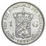 1922-1944 Netherlands Silver Gulden Avg Circ (ASW .2315)
