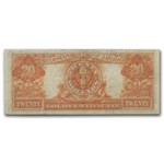 1922 $20 Gold Certificate Choice XF (Fr#1187)