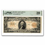 1922 $20 Gold Certificate VF-20 PMG (Fr#1187)