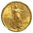 1922 $20 Saint-Gaudens Gold Double Eagle MS-62 NGC