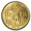 1922 B Switzerland Gold 10 Francs BU