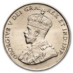 1922 Canada 5 Cents George V BU