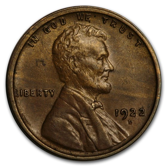 1922-D Lincoln Cent AU 1922-D Lincoln Cent AU