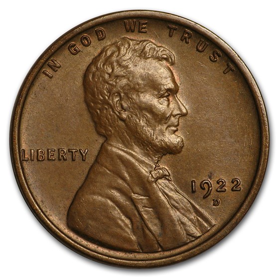 1922-D Lincoln Cent Ch AU 1922-D Lincoln Cent Ch AU
