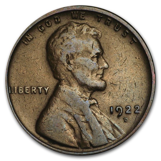 1922-D Lincoln Cent Fine