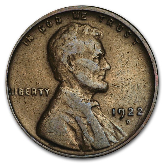1922-D Lincoln Cent Fine 1922-D Lincoln Cent Fine