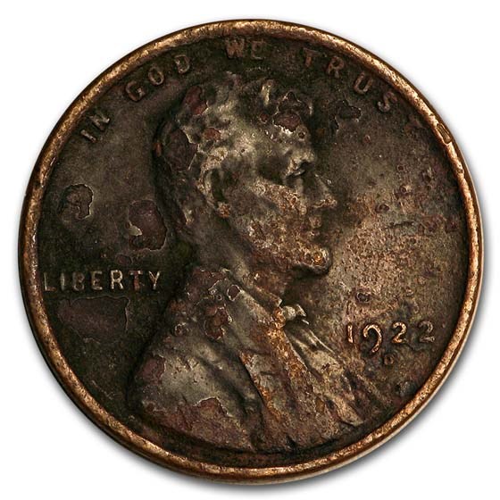 1922-D Lincoln Cent Good+ (Details)