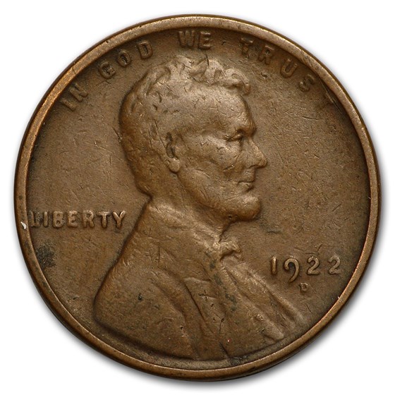 1922-D Lincoln Cent Good/VG 1922-D Lincoln Cent Good/VG