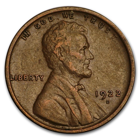 1922-D Lincoln Cent VF