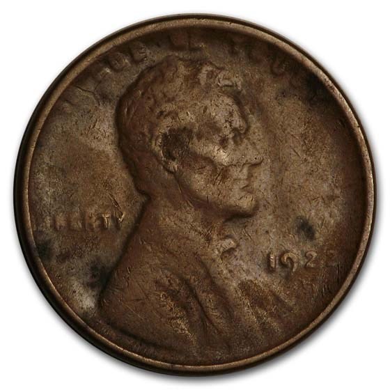 1922-D Lincoln Cent VG (Details, Weak D)