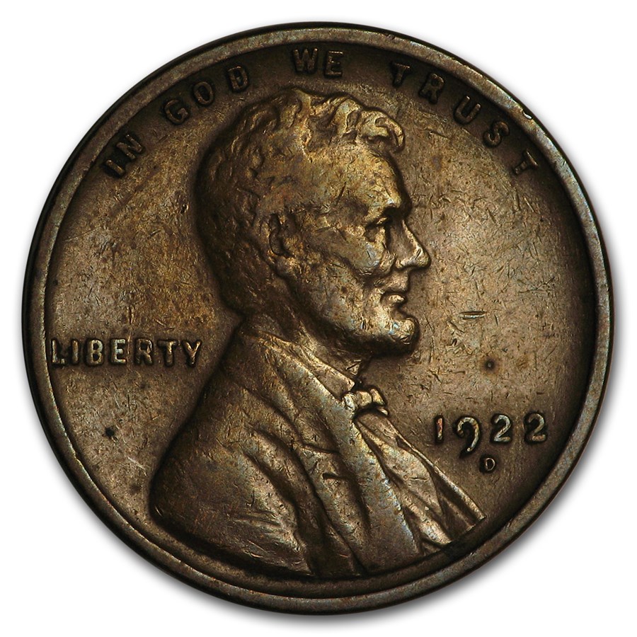 1922-D Lincoln Cent XF