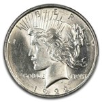 1922-D Peace Dollar AU-58 PCGS