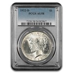 1922-D Peace Dollar AU-58 PCGS
