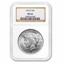 1922-D Peace Dollar MS-63 NGC