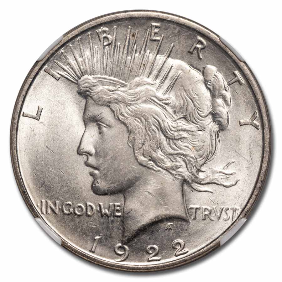 1922-D Peace Dollar MS-64 NGC