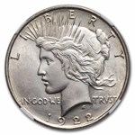 1922-D Peace Dollar MS-65 NGC