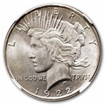 1922-D Peace Dollar MS-66 PCGS