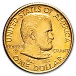 1922 Gold $1.00 Grant No Star BU