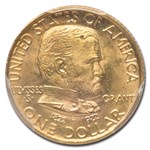 1922 Gold $1.00 Grant No Star MS-66 PCGS