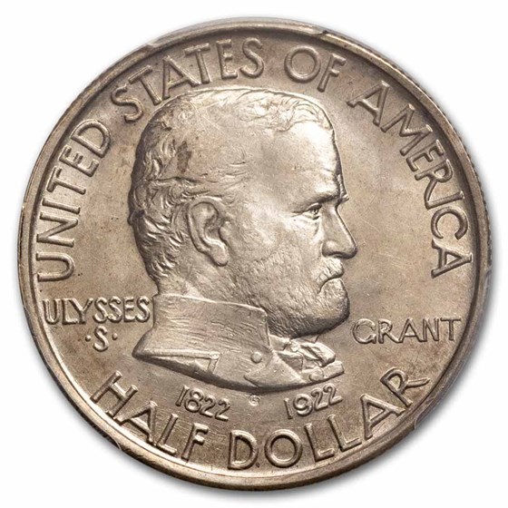 1922 Grant Memorial Half Dollar Commem MS-65 PCGS 1922 Grant Memorial Half Dollar Commem MS-65 PCGS