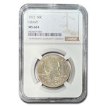 1922 Grant Memorial Half Dollar Commem MS-66+ NGC