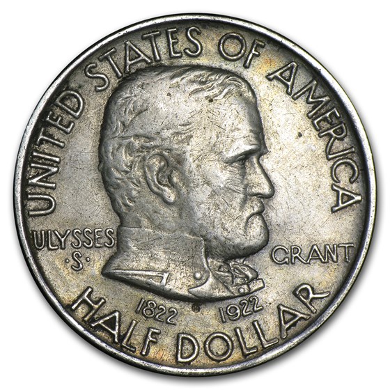 1922 Grant Memorial Half Dollar XF