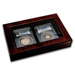 1922 Grant Memorial w/Star MS-64 PCGS Gold and Silver set w/Box