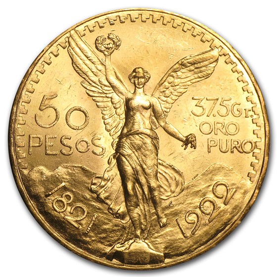 1922 Mexico Gold 50 Pesos BU 1922 Mexico Gold 50 Pesos BU