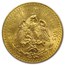 1922 Mexico Gold 50 Pesos MS-63 PCGS