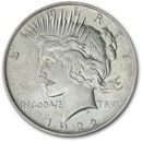 1922 Peace Dollar AU (VAM-12A Mustache, Top-50)