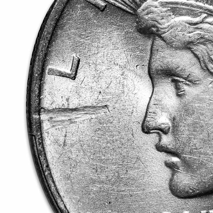 Buy 1922 Peace Dollar AU55 PCGS (Lamination Error) | APMEX