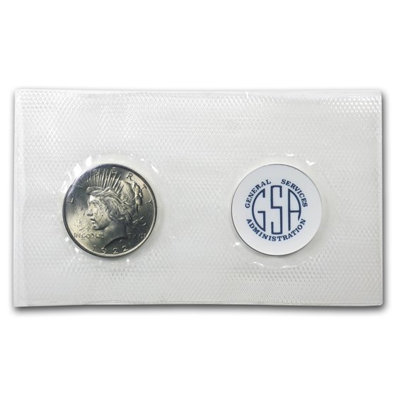 1922 Peace Dollar BU (GSA Soft Pack) 1922 Peace Dollar BU (GSA Soft Pack)