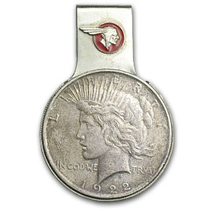 1922 Peace Dollar Money Clip - Pontiac 1922 Peace Dollar Money Clip - Pontiac