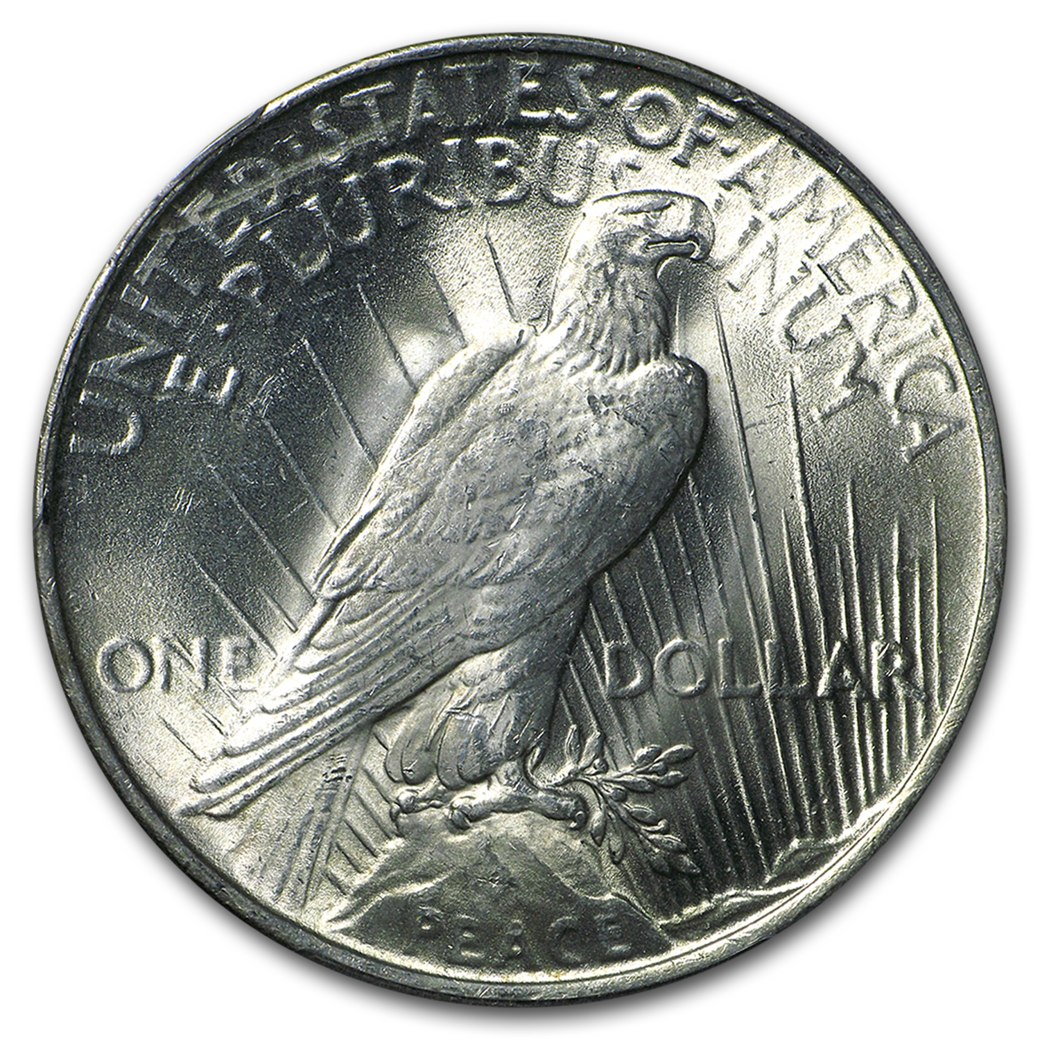 未使用pcgs社MS62アメリカ銀貨、1922年 アメリカ ピースダラー 1ドル銀貨1922 PCGS MS62 コイン—