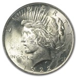 1922 Peace Dollar MS-63 NGC (Binion Collection)