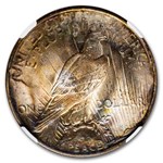 1922 Peace Dollar MS-63 NGC (Toned Obv/Rev)