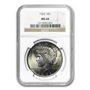 1922 Peace Dollar MS-64 NGC